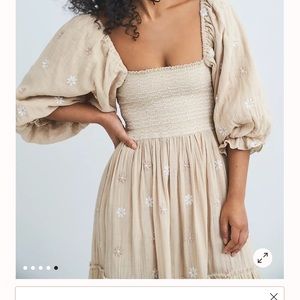 Free people Dahlia Embroidered Maxi Dress